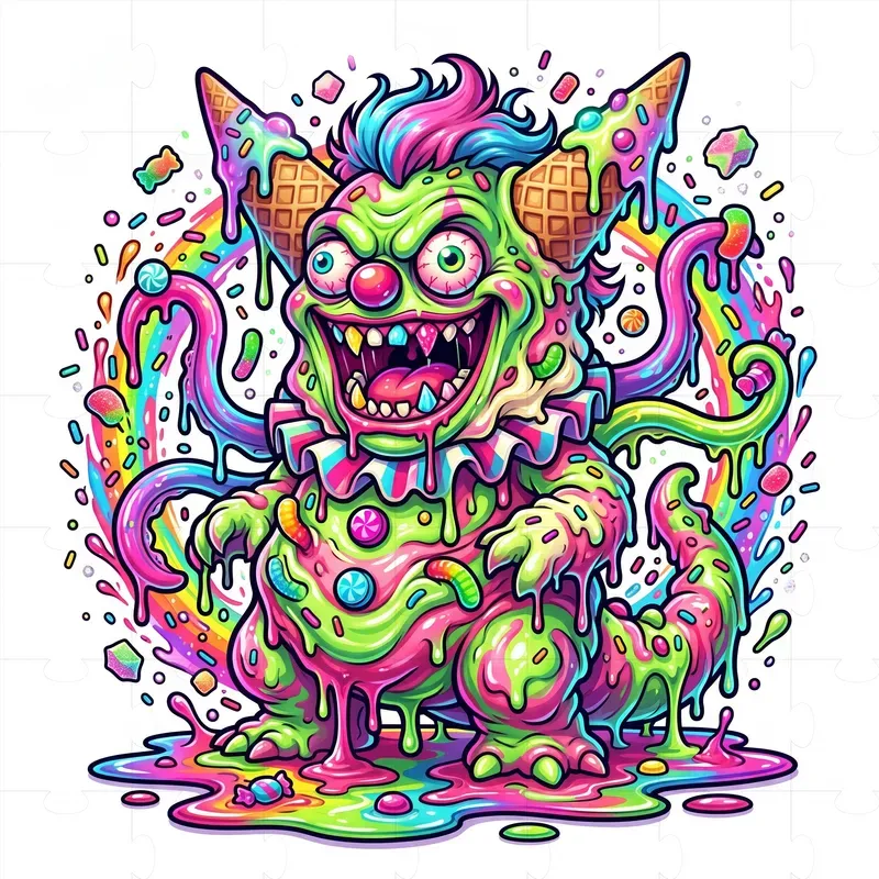 Viral Horror Ice Cream Mascots