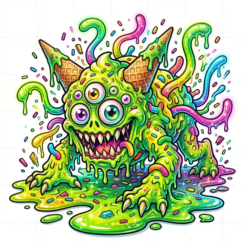 Viral Horror Ice Cream Mascots