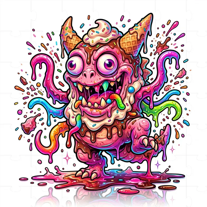 Viral Horror Ice Cream Mascots