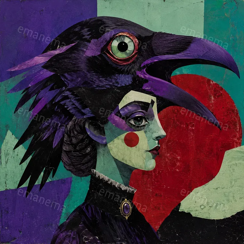Humans And Animals Surreal Graphic Art