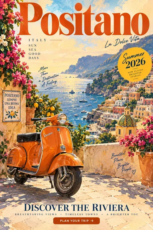 Vibrant Summer Gouache Posters