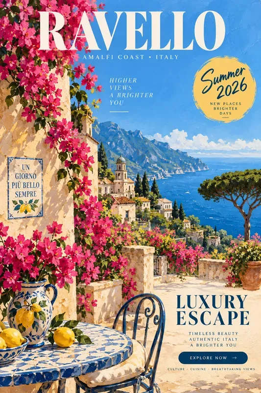 Vibrant Summer Gouache Posters