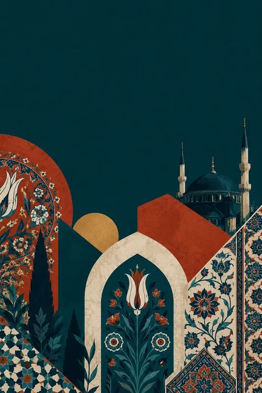 Ottoman Heritage Editorial Poster Art
