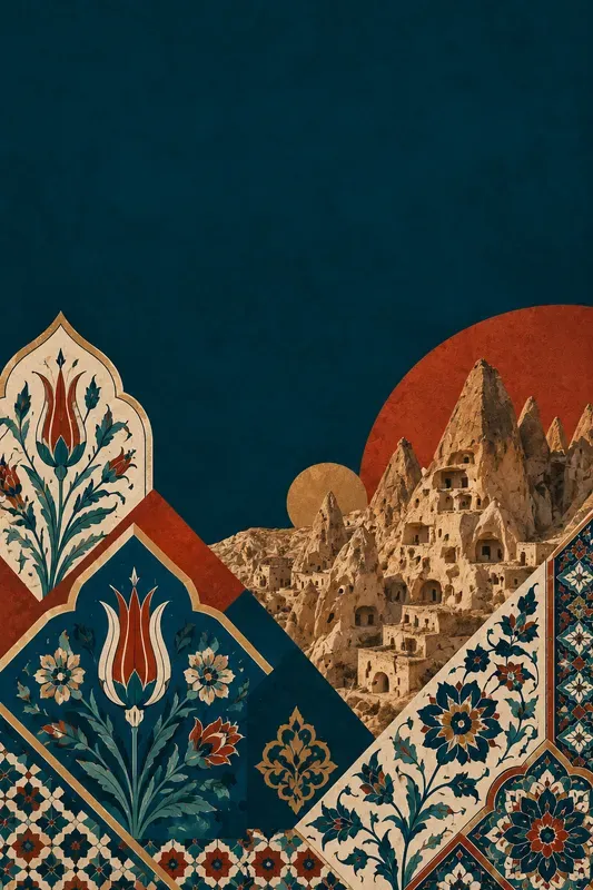 Ottoman Heritage Editorial Poster Art