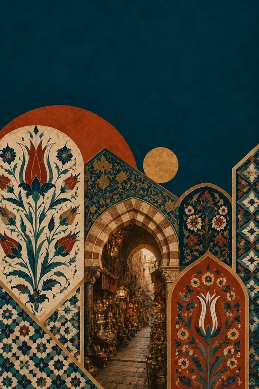 Ottoman Heritage Editorial Poster Art