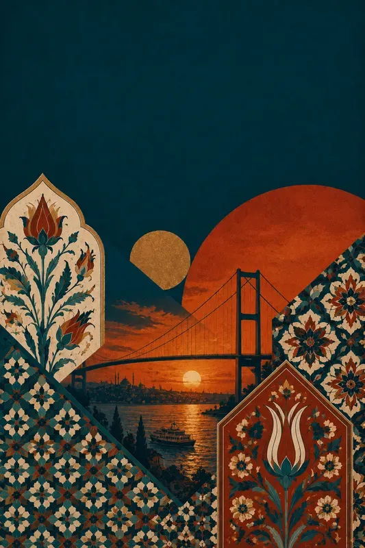 Ottoman Heritage Editorial Poster Art