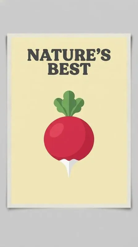 Minimalist Vegetable Posters