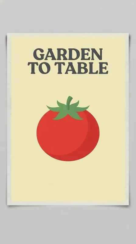 Minimalist Vegetable Posters