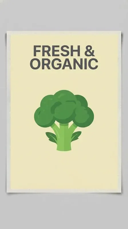 Minimalist Vegetable Posters
