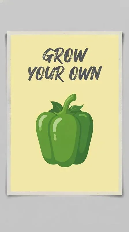 Minimalist Vegetable Posters