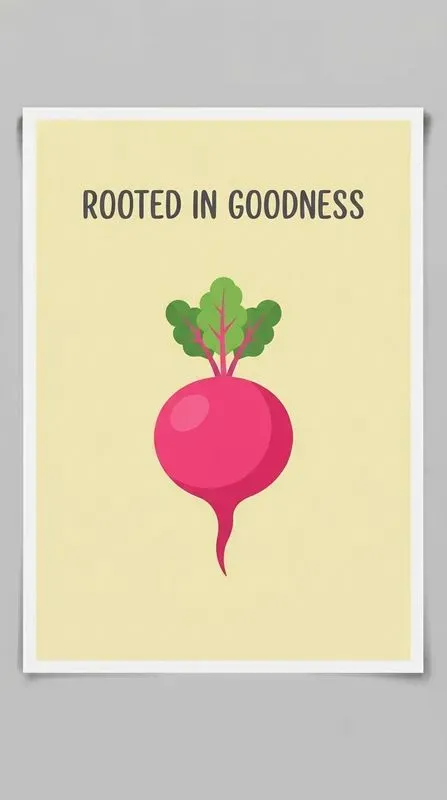 Minimalist Vegetable Posters