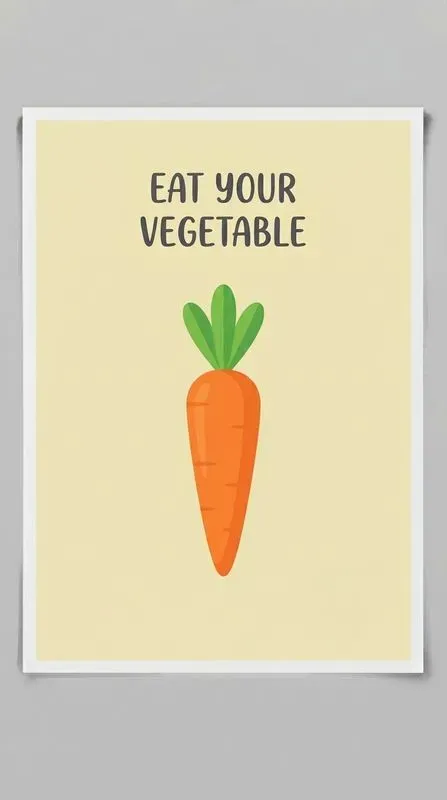 Minimalist Vegetable Posters