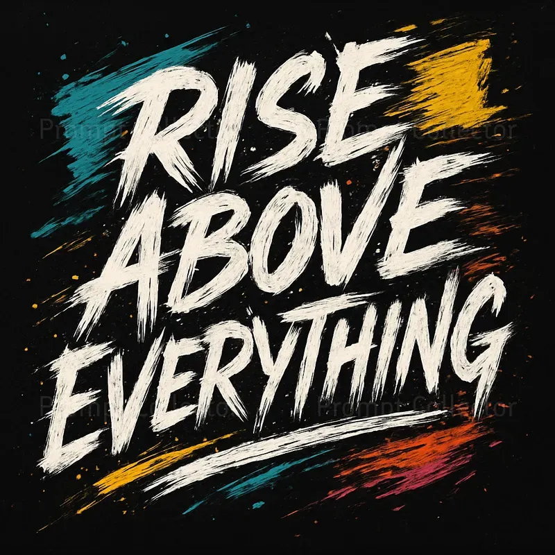 Distressed Brushstroke Typography
