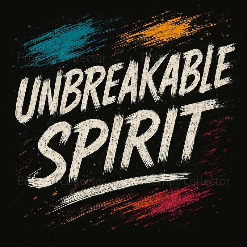 Distressed Brushstroke Typography