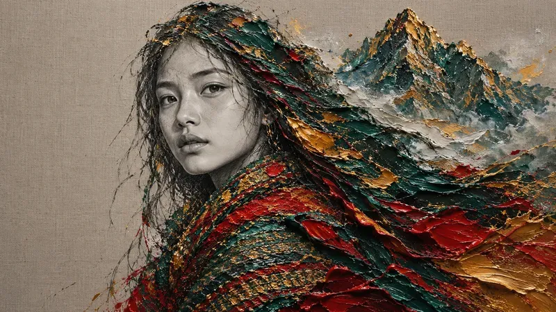 Graphite 3D Impasto Dualmediums