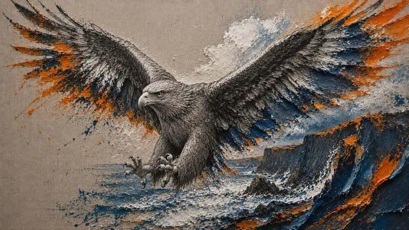Graphite 3D Impasto Dualmediums