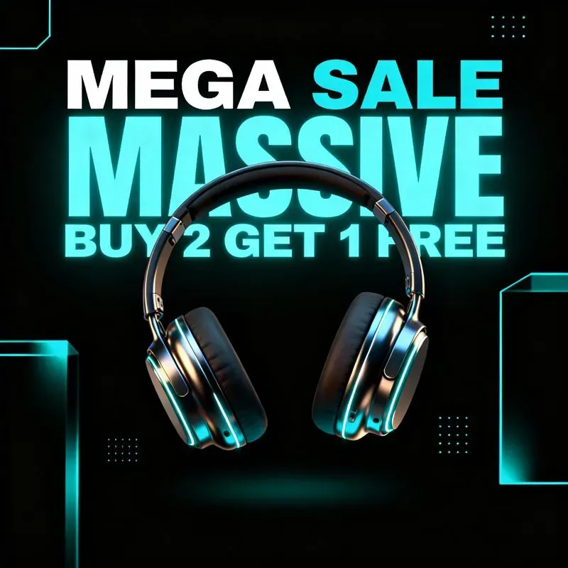 Futuristic Sale Banner Generators