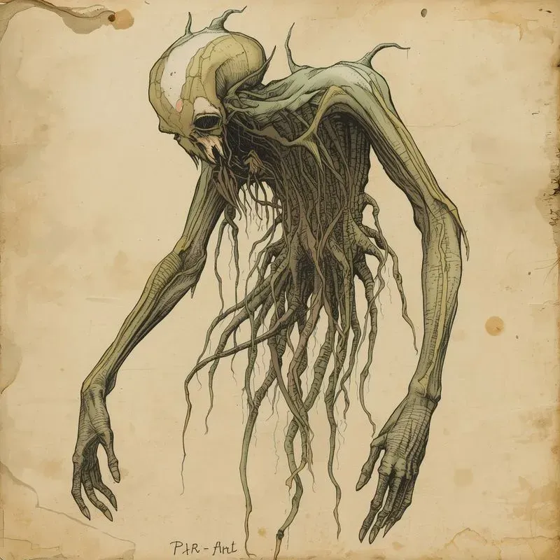Dark Botanical Surreal Art