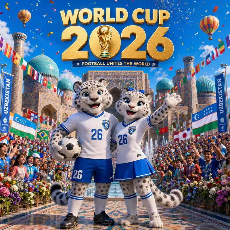 World Cup Mascot Celebration Posters