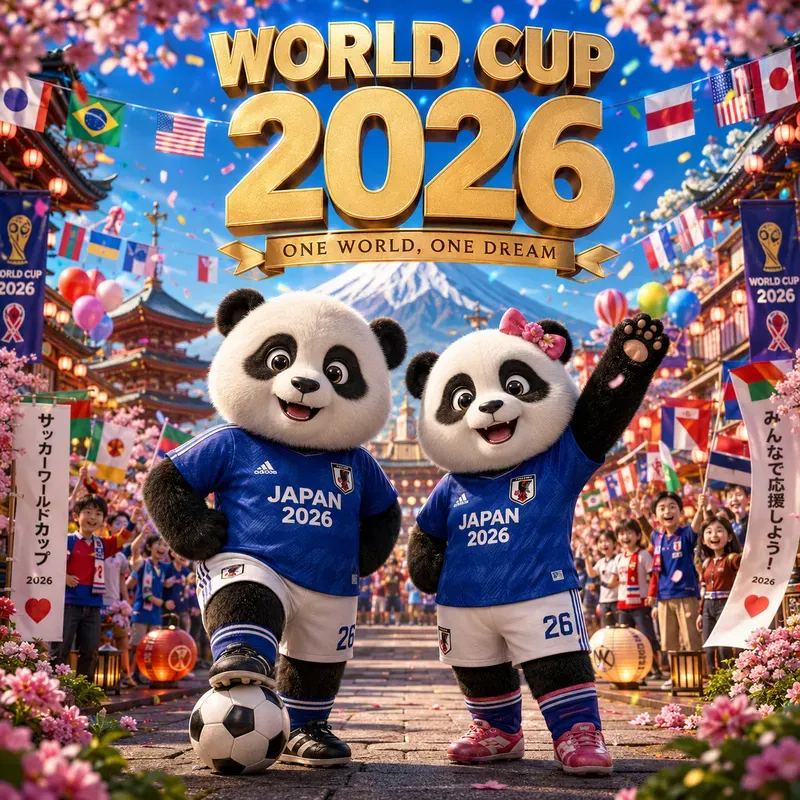 World Cup Mascot Celebration Posters