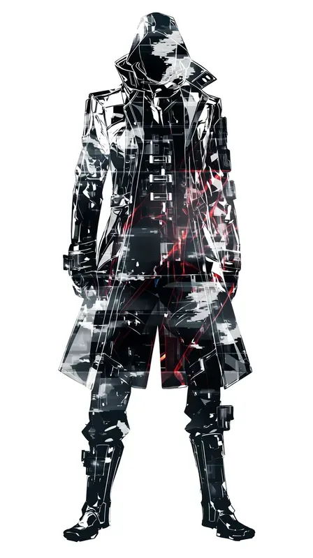 Optical Glitch Double Exposure Art