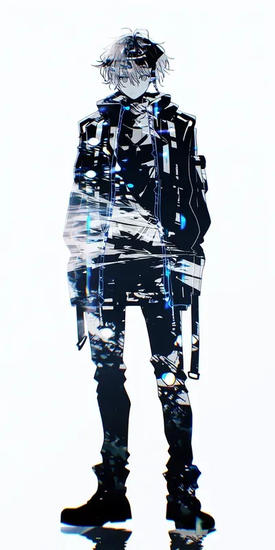 Optical Glitch Double Exposure Art