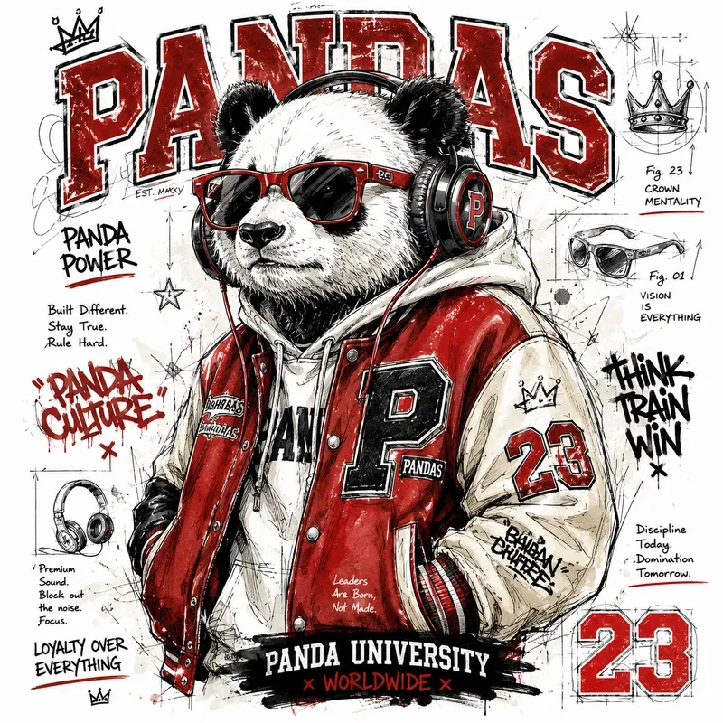 Streetwear Sketch Animal Graphics Packs