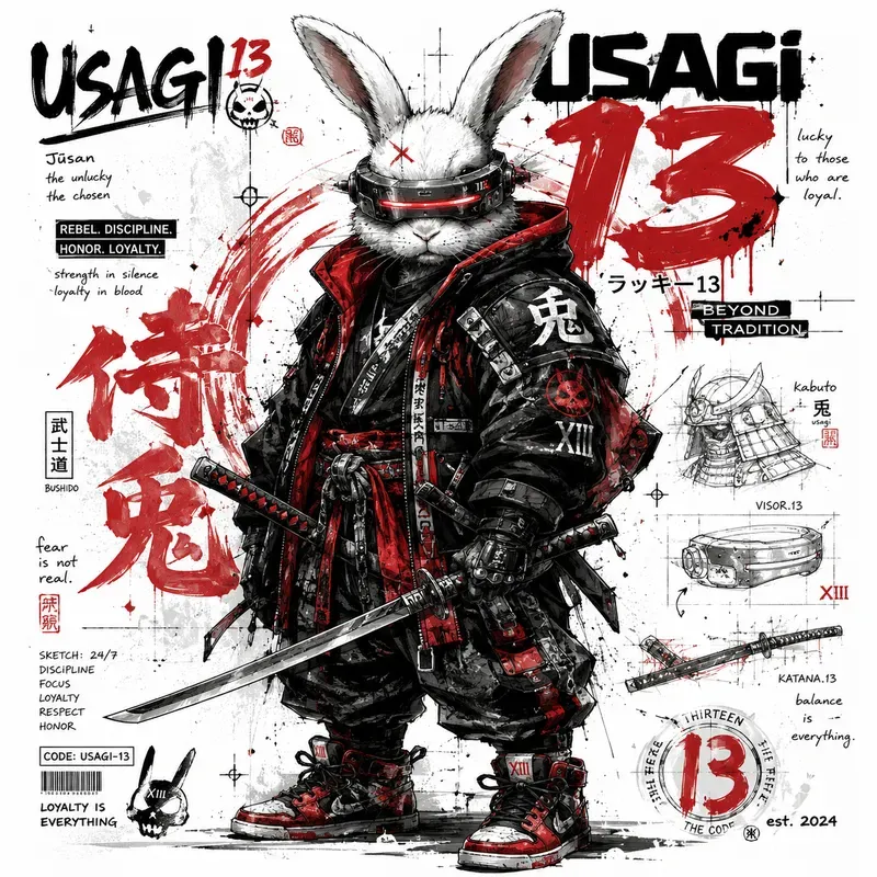 Streetwear Sketch Animal Graphics Packs