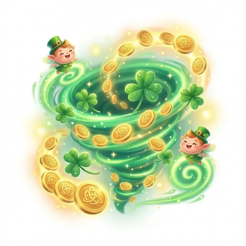 Whimsical St Patricks Day Leprechauns