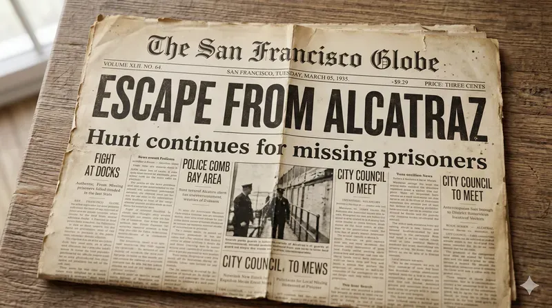 Vintage Newspaper Headline Front Pages