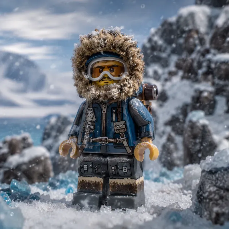 Miniature Brick Character Photography