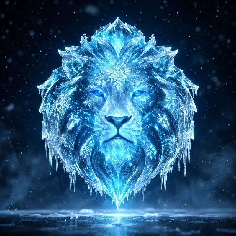 Frozen Crystal Logo Generator