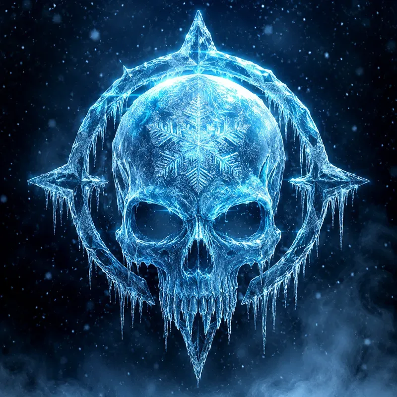 Frozen Crystal Logo Generator
