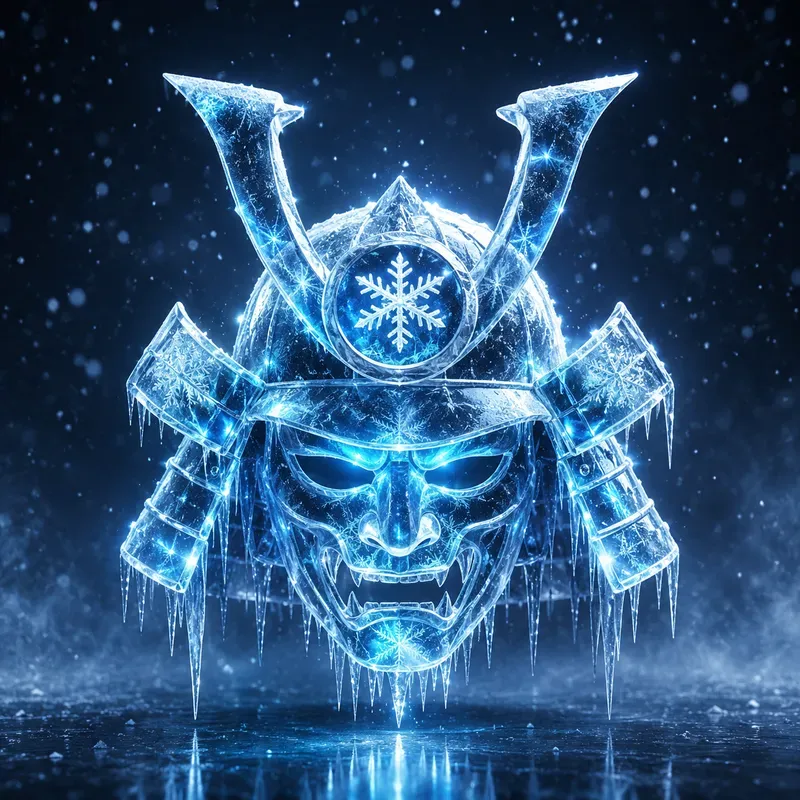 Frozen Crystal Logo Generator