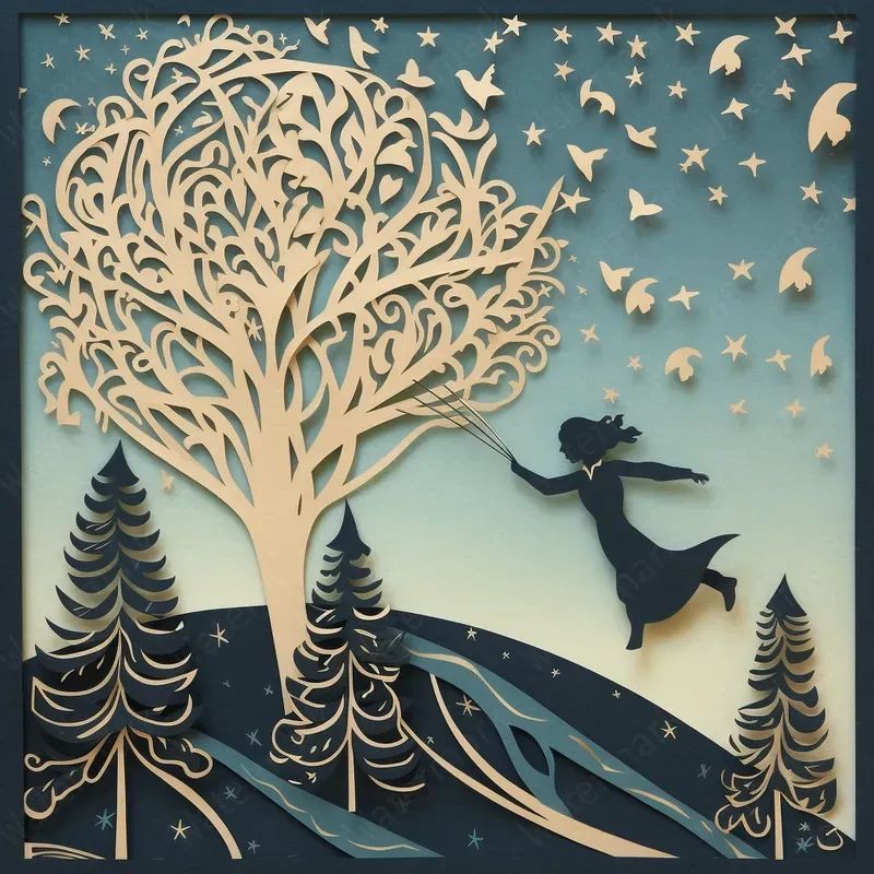 Whimsical Silhouette Tales