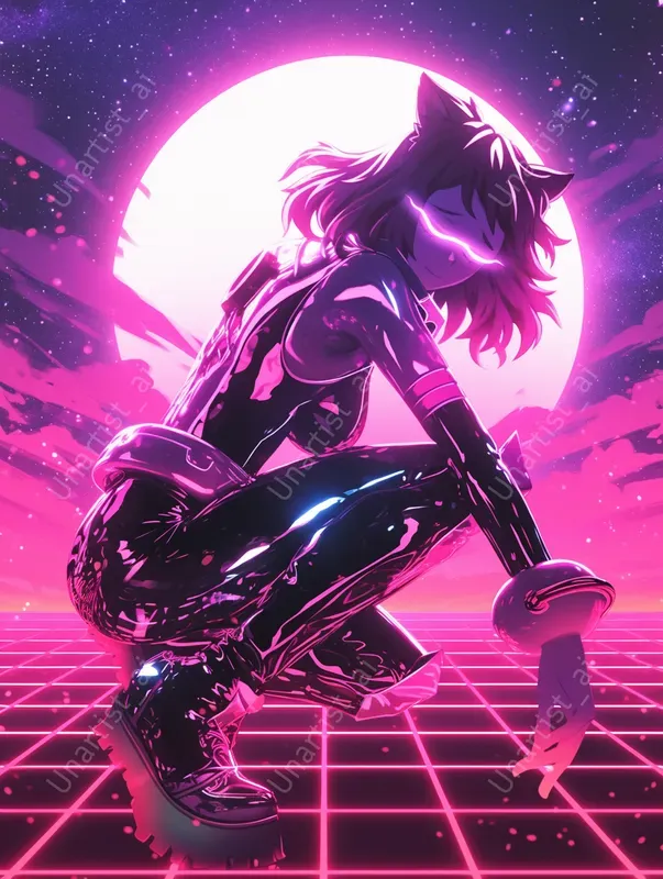 Dynamic Synthwave My Hero Academias