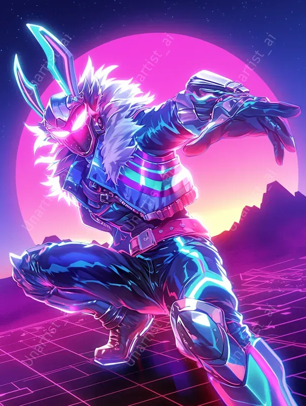 Dynamic Synthwave My Hero Academias
