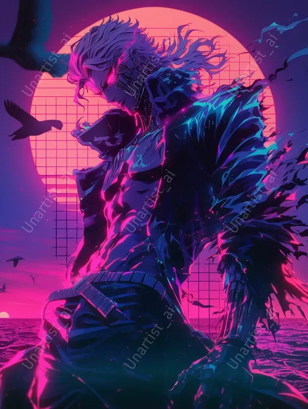 Dynamic Synthwave My Hero Academias