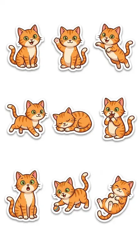 Cute Animal Sticker Pack Generator
