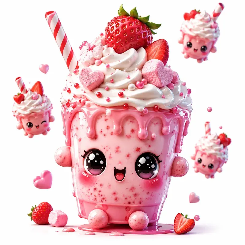 Cute Kawaii Dessert Friends Collections