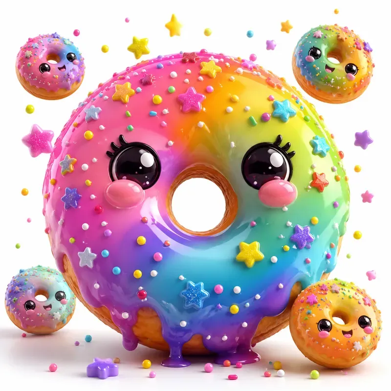 Cute Kawaii Dessert Friends Collections