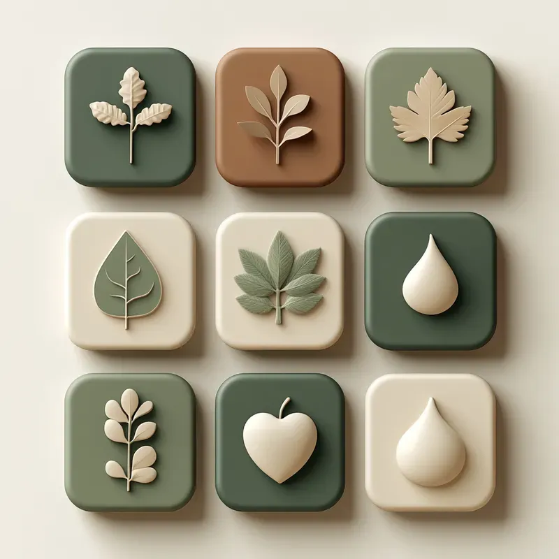 Puffy 3D Minimalist App Icons
