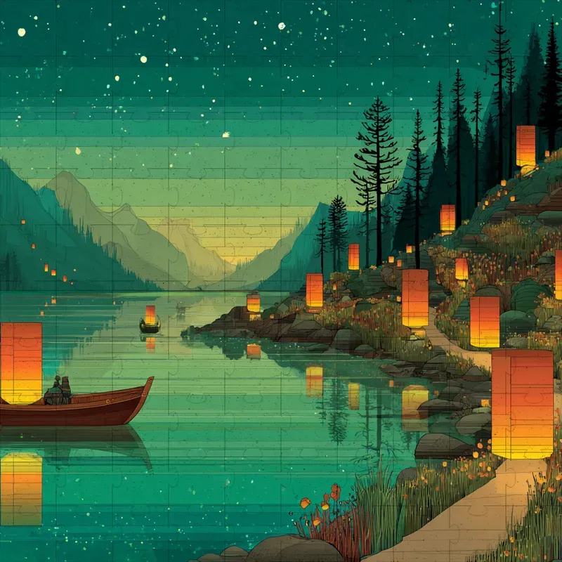 Painted Storybook Retro Warm Glows