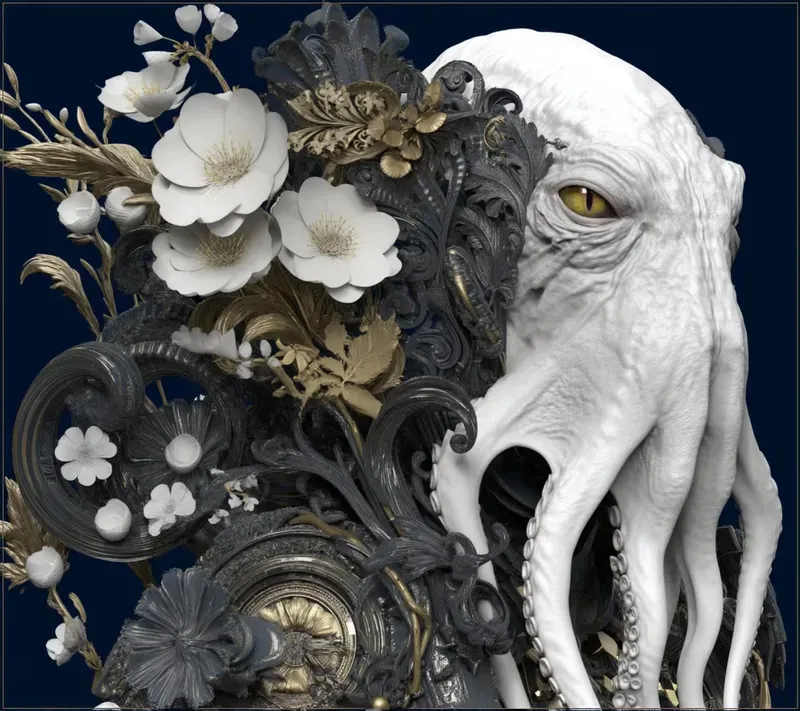 Baroque Ornamental Crossreality Beasts