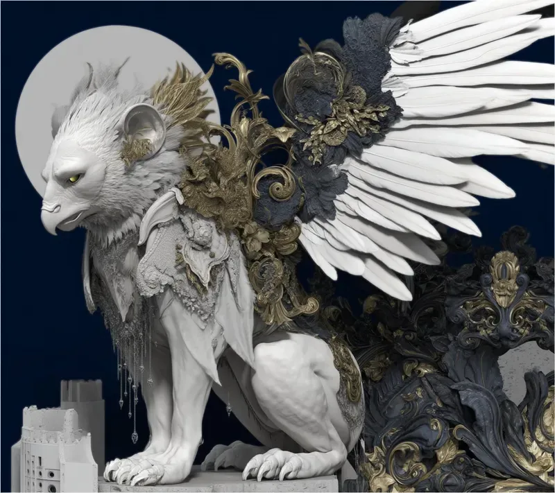 Baroque Ornamental Crossreality Beasts