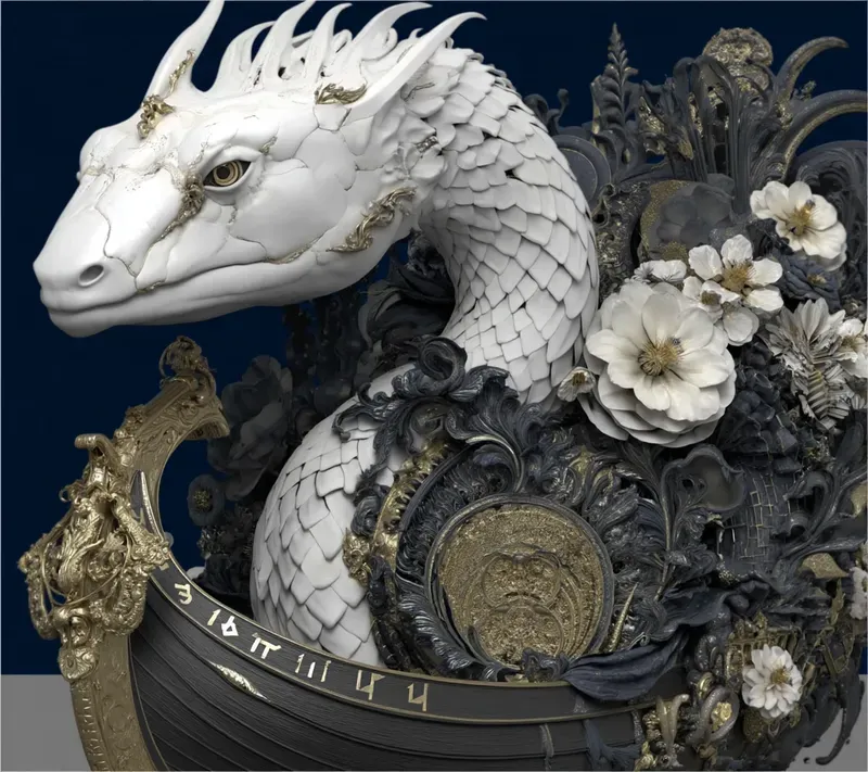 Baroque Ornamental Crossreality Beasts