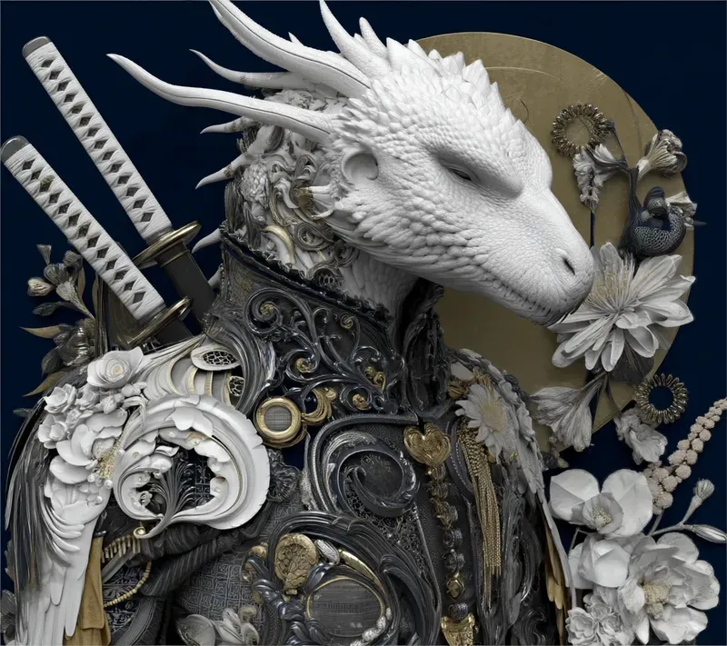Baroque Ornamental Crossreality Beasts