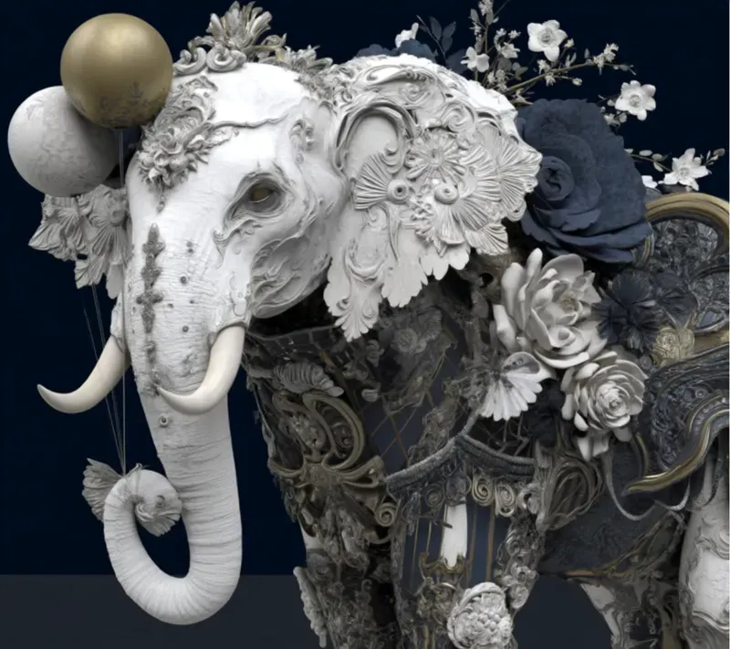 Baroque Ornamental Crossreality Beasts