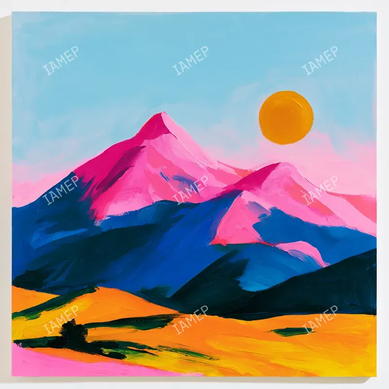Modern Acrylic Gallery Art