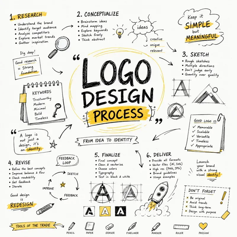 Handdrawn Creative Typography Notes